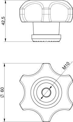 Búvónyílás felső kerek 306 mm kifelenyíló (3V/300;3V/301;3V/302;3V/303)