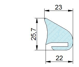 Búvónyílás felső kerek 805 mm kifelenyíló (10V/800; 10V/800/B)