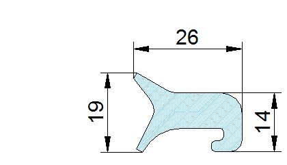 Búvónyílás felső kerek 454 mm kifelenyíló (T/450)